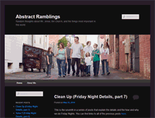 Tablet Screenshot of abstractramblings.com